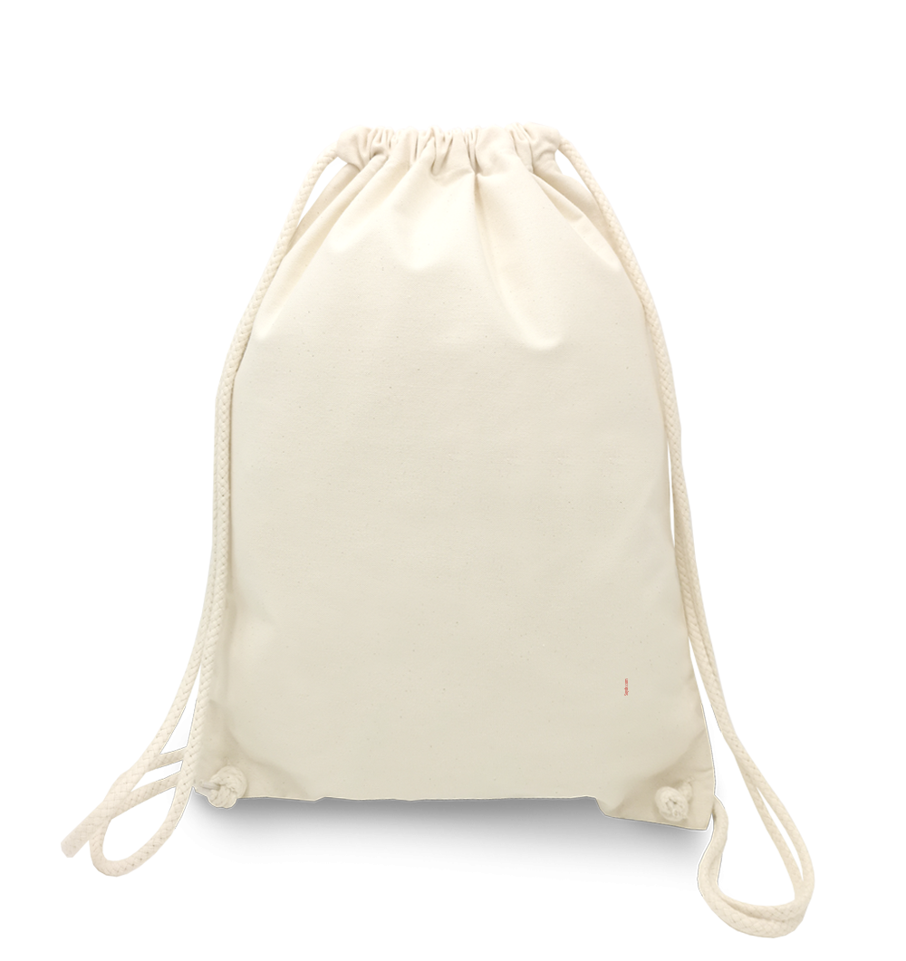 Mochila de algodón personalizable